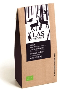21209PRAŻONE ZIARNA KAKAO W CZEKOLADZIE WEGAŃSKIEJ BIO 80 g - LAS VEGAN'S-1
