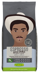 21370KAWA ZIARNISTA ARABICA/ROBUSTA ESPRESSO FAIR TRADE BIO 250 g - RAPUNZEL-1