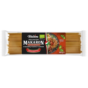 21577MAKARON (Z RAZOWEJ PSZENICY DURUM) SPAGHETTI BIO 500 g - VITALIANA-1