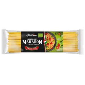 21581MAKARON (Z PSZENICY DURUM) SPAGHETTI BIO 500 g- VITALIANA-1