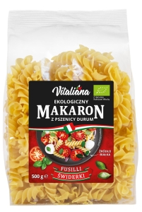 21582MAKARON (Z PSZENICY DURUM) FUSILLI BIO 500 g - VITALIANA-1
