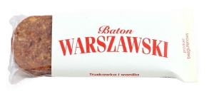 22415BATON TRUSKAWKOWY Z WANILIĄ BEZGLUTENOWY 50 g - BATON WARSZAWSKI-1