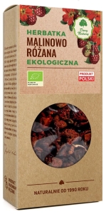 22468HERBATKA MALINOWO - RÓŻANA BIO 100 g - DARY NATURY-1