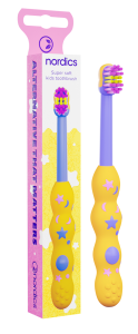 22669SZCZOTECZKA DO ZĘBÓW DLA DZIECI ŻÓŁTA 4080 SUPER MIĘKKA - NORDICS-1