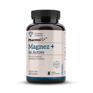 22689MAGNEZ Z WITAMINĄ B6 ACTIV BEZGLUTENOWY 120 KAPSUŁEK 81,37 g - PHARMOVIT (CLASSIC)-1