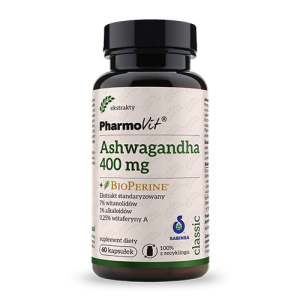 22701ASHWAGANDHA EKSTRAKT 60 KAPSUŁEK 30,18 g - PHARMOVIT (CLASSIC)-1