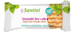 22736SEZAMKI SŁODZONE MALTITOLEM I KSYLITOLEM 27 g - SANTINI-1