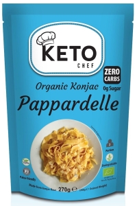 23718MAKARON KETO (KONJAC TYPU NOODLE PAPPARDELLE) BEZGLUTENOWY BIO 270 g - BETTER THAN FOODS (KETO CHEF)-1