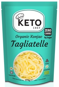 23719MAKARON KETO (KONJAC TYPU NOODLE TAGLIATELLE) BEZGLUTENOWY BIO 270 g - BETTER THAN FOODS (KETO CHEF)-1