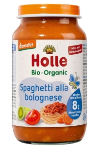 23783OBIADEK SPAGHETTI BEZ DODATKU CUKRÓW OD 8 MIESIĄCA DEMETER BIO 220 g (SŁOIK) - HOLLE-1