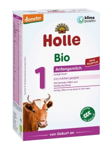 24010MLEKO KROWIE POCZĄTKOWE 1 DLA NIEMOWLĄT OD URODZENIA DEMETER BIO 400 g - HOLLE-1