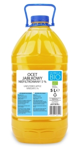15864OCET JABŁKOWY 5 % NIEFILTROWANY BIO 5 L - HORECA-1