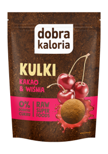 24148KULKI DAKTYLOWE KAKAO & WIŚNIA 0% DODATKU CUKRU 58 g - DOBRA KALORIA-1