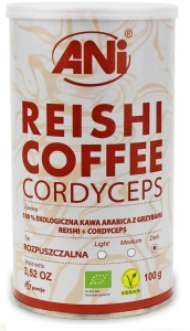 24151KAWA ROZPUSZCZALNA "REISHI + CORDYCEPS" BIO 100 g - ANI-1