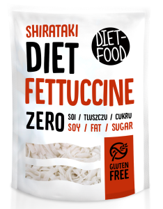 24410MAKARON (KONJAC TYPU FETTUCCINE) BEZGLUTENOWY 370 g (200 g) - DIET-FOOD-1