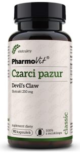 24677CZARCI PAZUR EKSTRAKT 90 KAPSUŁEK 45 g (250 mg) - PHARMOVIT (CLASSIC)-1