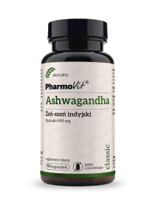 24678ASHWAGANDHA EKSTRAKT 90 KAPSUŁEK 45 g (400 mg) - PHARMOVIT (CLASSIC)-1