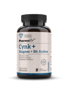 24686CYNK + MAGNEZ + WITAMINA B6 ACTIVE 120 KAPSUŁEK 83,38 g - PHARMOVIT (CLASSIC)-1