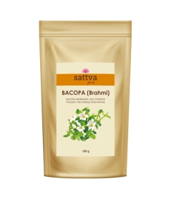 24788BACOPA DROBNOLISTNA (BRAHMI) W PROSZKU 100 g - SATTVA-1