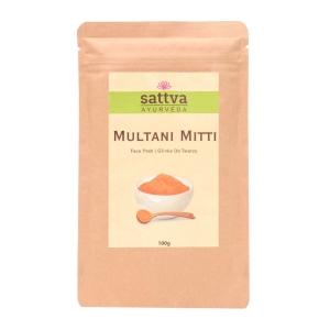 24792GLINKA KOSMETYCZNA DO TWARZY MULTANI MITTI 100 g - SATTVA-1