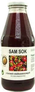 24929SAM SOK Z ŻURAWINY WIELKOOWOCOWEJ 500 ml - VIANDS-1