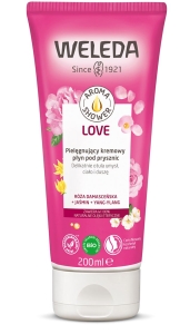 24933PŁYN POD PRYSZNIC KREMOWY "LOVE" ECO 200 ml - WELEDA-1