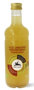 4038OCET JABŁKOWY 5 % NIEFILTROWANY BIO 500 ml - ALCE NERO-1