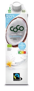 27475COCONUT MILK - NAPÓJ KOKOSOWY DO PICIA 2 % TŁUSZCZU BEZ DODATKU CUKRÓW FAIR TRADE BIO 1 L - COCO (DR MARTINS)-1