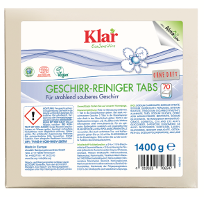 27582TABLETKI DO ZMYWAREK ECO (70 szt.) - KLAR-1