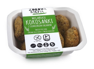 29391KOKOSANKI Z SIEMIENIEM LNIANYM BEZGLUTENOWE 160 g - ZDROWA MICHA (NA ZAMÓWIENIE)-1