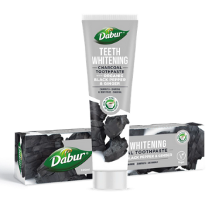 29497PASTA DO ZĘBÓW WYBIELAJĄCA WĘGLOWA Z PIEPRZEM I IMBIREM 100 ml - DABUR-1