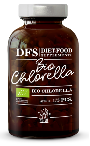 29526CHLORELLA BIO 375 TABLETEK 150 g (400 mg) - DIET-FOOD-1