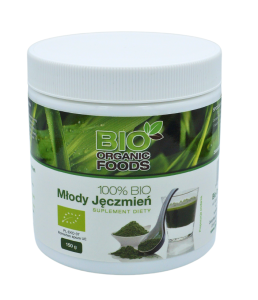 31886SOK Z MŁODEGO JĘCZMIENIA SPROSZKOWANY BIO 150 g - BIO ORGANIC FOODS-1