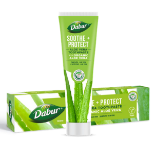 31918PASTA DO ZĘBÓW UKOJENIE + OCHRONA Z ALOESEM 100 ml - DABUR-1