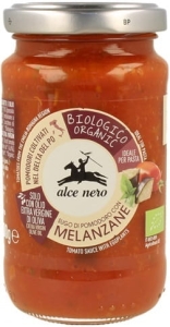 8812SOS POMIDOROWY Z BAKŁAŻANEM BIO 200 g - ALCE NERO-1