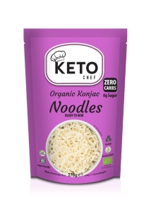 32062MAKARON KETO (KONJAC TYPU NOODLE GOTOWY NA WOKA) BEZGLUTENOWY BIO 270 g - KETO CHEF (BETTER THAN FOODS)-1