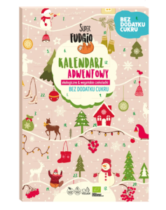 32111KALENDARZ ADWENTOWY (CZEKOLADKI KOKOSOWE BEZ DODATKU CUKRU BEZGLUTENOWE) BIO 100 g - ME GUSTO (SUPER FUDGIO) (PRODUKT SEZONOWY)-1