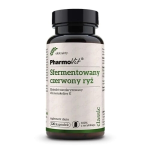 32184SFERMENTOWANY CZERWONY RYŻ EKSTRAKT 120 KAPSUŁEK - PHARMOVIT (CLASSIC)-1