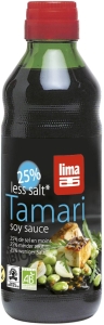 9538SOS SOJOWY TAMARI 25% MNIEJ SOLI BEZGLUTENOWY BIO 250 ml - LIMA-1