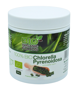 34324CHLORELLA PYRENOIDOSA BIO (250 mg) 1200 TABLETEK - BIO ORGANIC FOODS-1