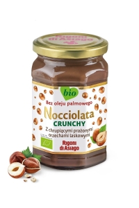 34760KREM Z ORZECHÓW LASKOWYCH I KAKAO CRUNCHY BEZGLUTENOWY BIO 250 g - NOCCIOLATA-1
