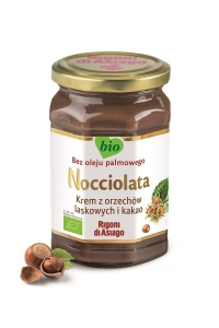 34762KREM Z ORZECHÓW LASKOWYCH I KAKAO BEZGLUTENOWY BIO 250 g - NOCCIOLATA-1