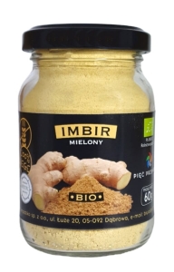 34796IMBIR MIELONY BEZGLUTENOWY BIO 60 g - PIĘĆ PRZEMIAN-1