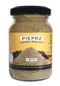 34809PIEPRZ CZARNY MIELONY BEZGLUTENOWY BIO 100 g - PIĘĆ PRZEMIAN-1