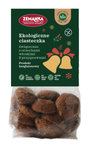 34928CIASTKA ŚWIĄTECZNE Z ORZECHAMI WŁOSKIMI I PRZYPRAWAMI KORZENNYMI BEZGLUTENOWE BIO 100 g - ZEMANKA (PRODUKT SEZONOWY)-1