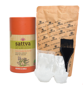 35331HENNA Z AMLĄ ECO 150 g - SATTVA (AYURVEDA)-1