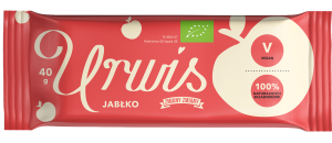 35459BATON BAKALIOWY Z JABŁKIEM "URWIS" BEZGLUTENOWY BIO 40 g - ZMIANY ZMIANY-1