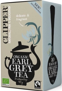 35493HERBATA CZARNA EARL GREY FAIR TRADE BIO (20 x 2 g) 40 g - CLIPPER-1