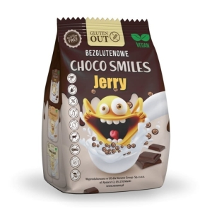 35553CHRUPKI ZBOŻOWE KAKAOWE SMILES BEZGLUTENOWE 375 g - JERRY GLUTEN OUT-1