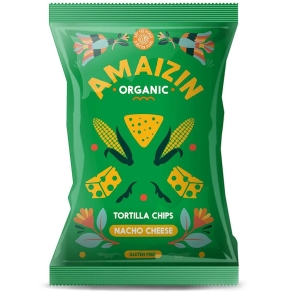 1928CHIPSY NACHOS KUKURYDZIANE SEROWE BEZGLUTENOWE BIO 150 g - AMAIZIN-1